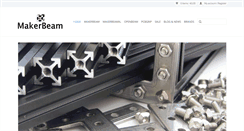 Desktop Screenshot of makerbeam.com